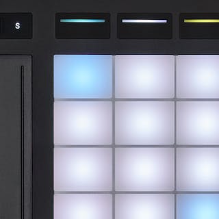 Detail photo of Push’s capture button.
